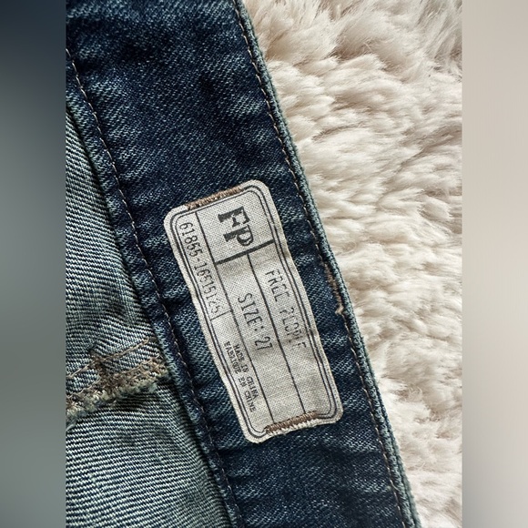 Free People Patchwork Jeans - Picture 2 of 7